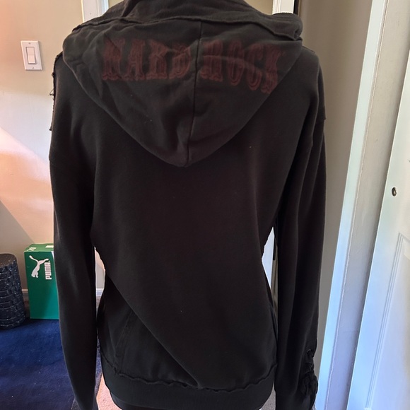 Hard Rock Cafe Black Hoodie Jacket - Picture 6 of 7